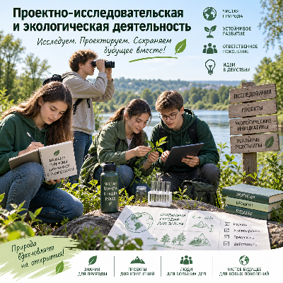 КУРСЫ ПОВЫШЕНИЯ КВАЛИФИКАЦИИ "Проектно-исследовательская и экологическая деятельность в классах естественнонаучной направленности"