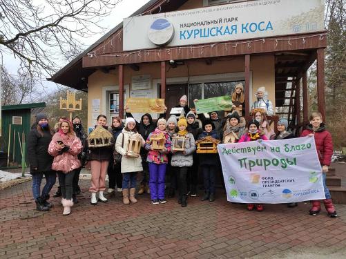 В регионе продолжается природоохранная кампания по подкормке зимующих птиц
